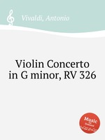 Violin Concerto in G minor, RV 326
