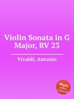 Violin Sonata in G Major, RV 23