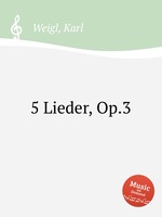 5 Lieder, Op.3