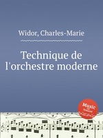 Technique de l`orchestre moderne