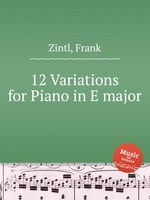 12 Variations for Piano in E major