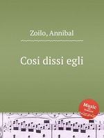 Cosi dissi egli