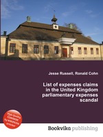 List of expenses claims in the United Kingdom parliamentary expenses scandal