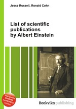 List of scientific publications by Albert Einstein