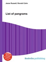 List of pangrams