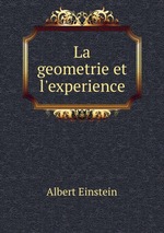 La geometrie et l`experience