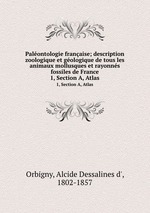 Palontologie franaise; description zoologique et gologique de tous les animaux mollusques et rayonns fossiles de France. 1, Section A, Atlas