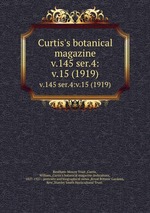 Curtis`s botanical magazine.. v.145 ser.4:v.15 (1919)