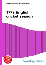 1772 English cricket season