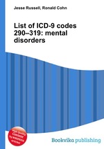 List of ICD-9 codes 290–319: mental disorders