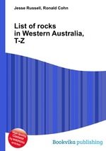List of rocks in Western Australia, T-Z