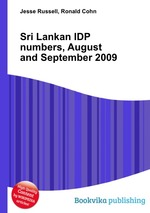 Sri Lankan IDP numbers, August and September 2009