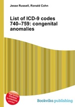 List of ICD-9 codes 740–759: congenital anomalies