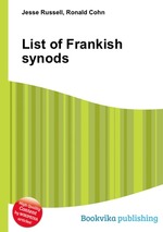 List of Frankish synods