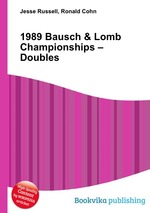 1989 Bausch & Lomb Championships – Doubles