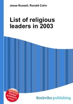 List of religious leaders in 2003