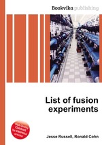 List of fusion experiments