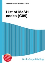 List of MeSH codes (G09)