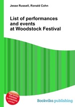 List of performances and events at Woodstock Festival