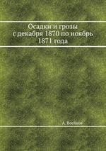 Осадки и грозы с декабря 1870 по ноябрь 1871 года