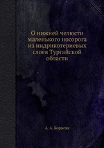 О нижней челюсти маленького носорога из индрикотериевых слоев Тургайской области