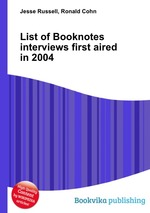 List of Booknotes interviews first aired in 2004