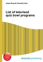 List of televised quiz bowl programs