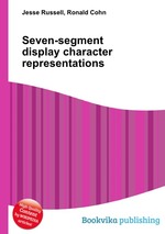 Seven-segment display character representations