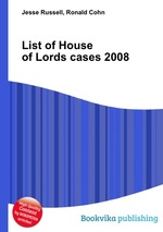 List of House of Lords cases 2008