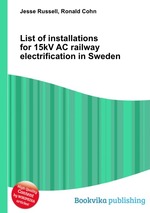 List of installations for 15kV AC railway electrification in Sweden