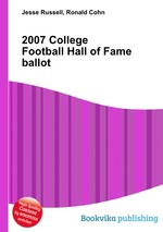 2007 College Football Hall of Fame ballot