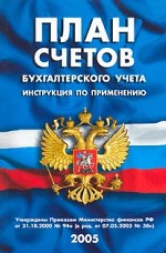 План счетов бухгалтерского учета. Инструкция по применению. Утвержден приказом Министерства финансов Российской Федерации от 31 октября 2000 г. № 94н (в редакции от 7 мая 2003 г.)