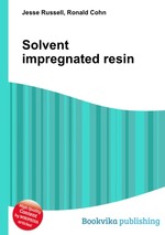 Solvent impregnated resin