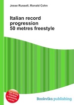 Italian record progression 50 metres freestyle