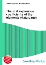 Thermal expansion coefficients of the elements (data page)