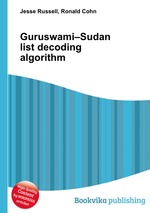 Guruswami–Sudan list decoding algorithm