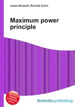 Maximum power principle