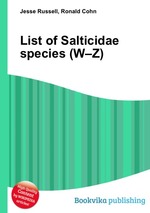 List of Salticidae species (W–Z)