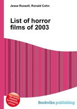 List of horror films of 2003