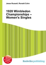 1920 Wimbledon Championships – Women`s Singles