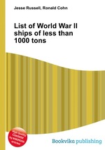 List of World War II ships of less than 1000 tons