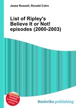 List of Ripley`s Believe It or Not! episodes (2000-2003)