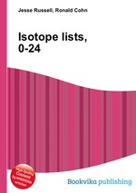 Isotope lists, 0-24