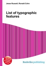 List of typographic features