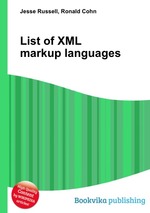 List of XML markup languages