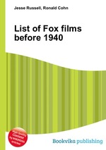 List of Fox films before 1940