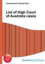 List of High Court of Australia cases