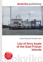 List of ferry boats of the East Frisian Islands