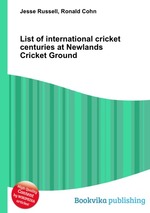 List of international cricket centuries at Newlands Cricket Ground