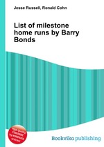 List of milestone home runs by Barry Bonds